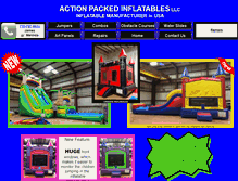 Tablet Screenshot of inflatablemanufacturer.com